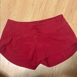 Lululemon speed up short 2.5” inseam